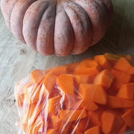 Тыква Мускат ля Прованс. Чищенная, резаная, свежемороженая