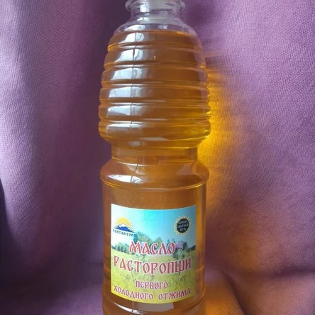 Свежедавленное масло Расторопши первого холодного отжима